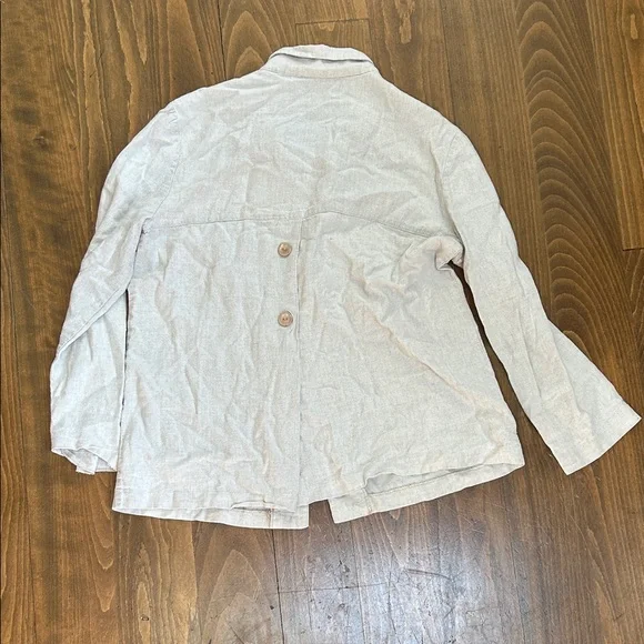 Linen Painters smock jacket M - Picture 3 of 3